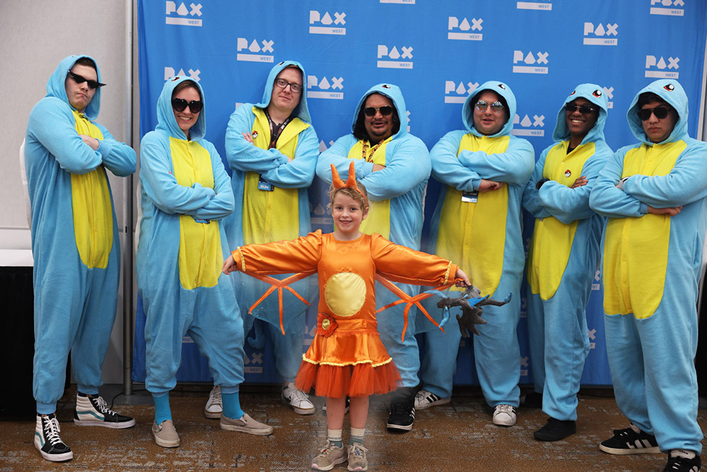 Baby Charizard among Squirtle
                                  Squad