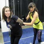 Amanda Conner
                                    made me arrest her at Boston Comic
                                    Con