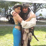 Jasmine & Captain
                                    Jack Sparrow