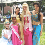 The Princesses with
                                    real life Massachusetts Princess