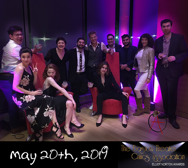 Partial Cast & Crew from A
Midsummer Night's Dream with Apollinaire
at the Elliot Norton Awards