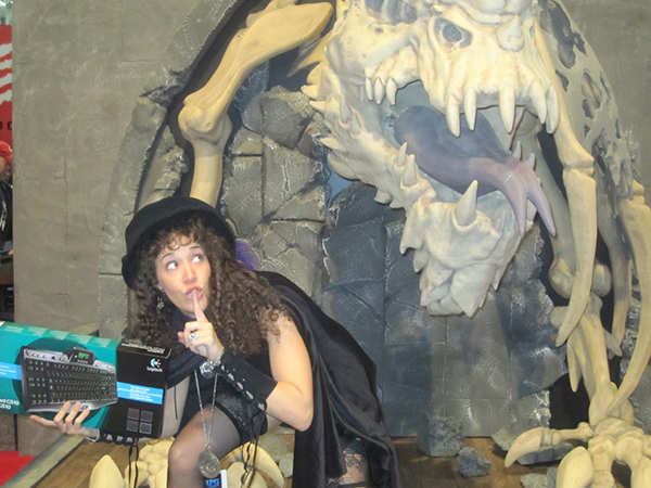 Miz Sylver (Kyla Kon) using
Thief on a Dracolich at PAX East
2013