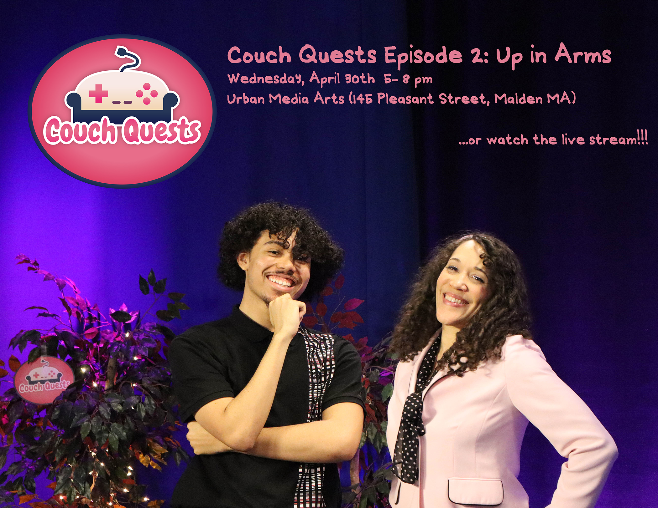 Rydia and
Jacquay for Couch Quests Episode 2: Up in
Arms