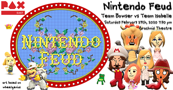 Nintendo Feud Team Bowser vs Team
                              Isabelle art
