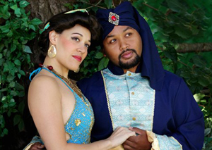 Rydia
as an Arabian Princess with her Prince