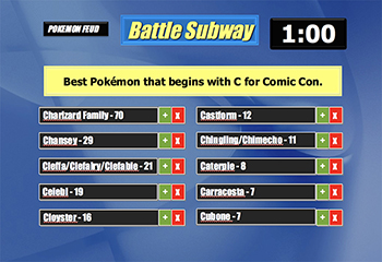 Best "C" for Comic
                                    Con Pokmon