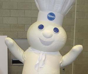 Who is
inside that Mascot outfit?