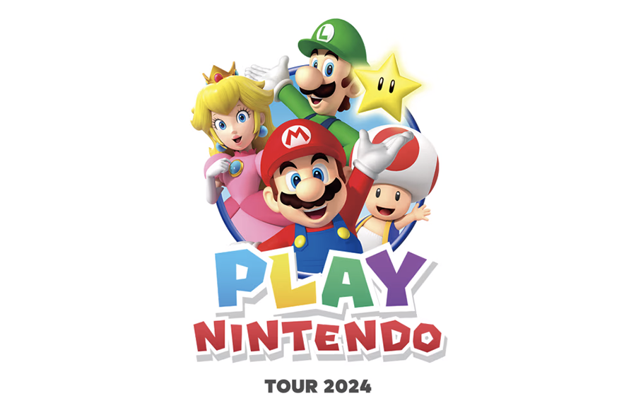 Play
Nintendo Tour 2024 Logo with Nintendo
characters