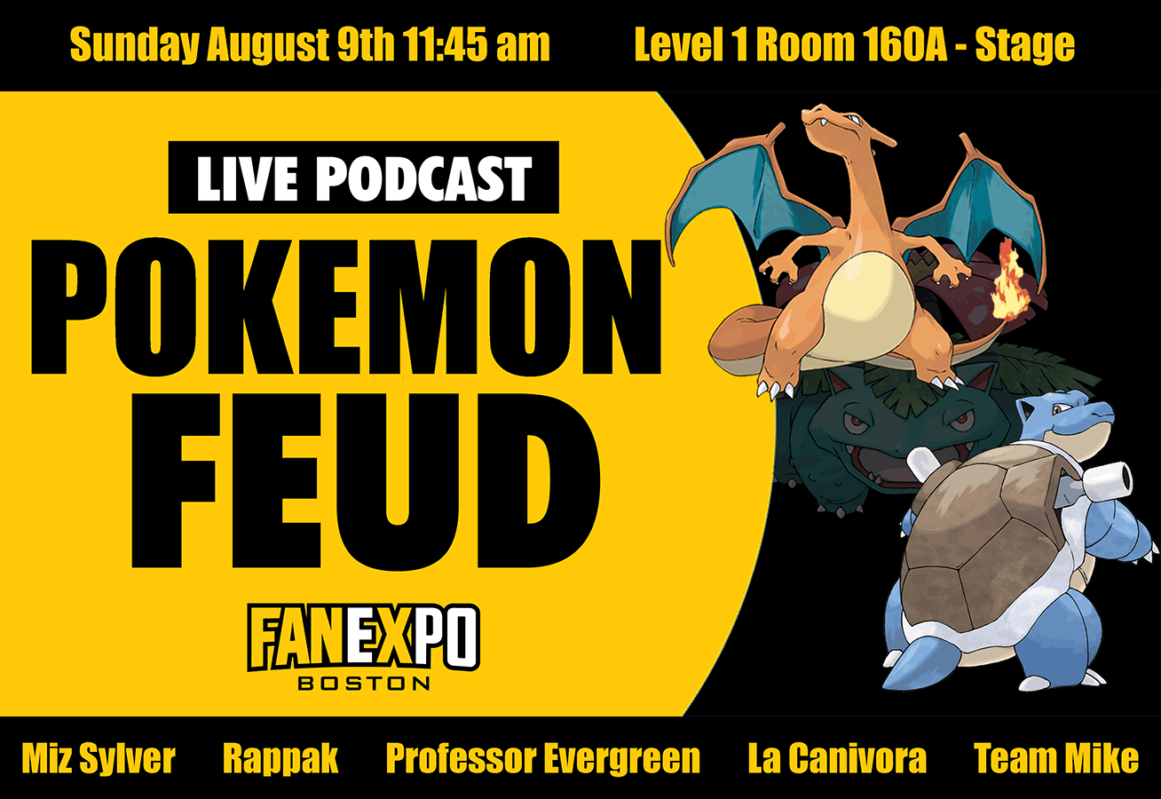 Pok�mon
                            Feud Art with Charizard and Blastoise
                            highlighted
