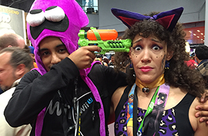 Rinaldy (not the Wolf Doctor) as an
Inkling attacking poor Liepard Miz Sylver