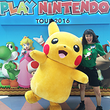 Rydia with Pikachu