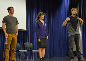 Tim, Rydia, and Casey in
Remote Control