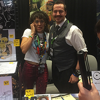Rydia with author J M Desantis