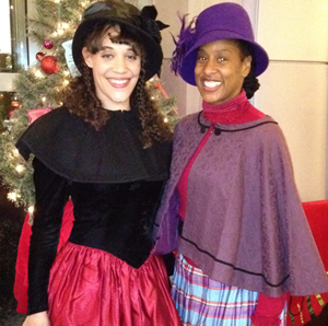 Rydia and Yvonne from
Victorian Carollers