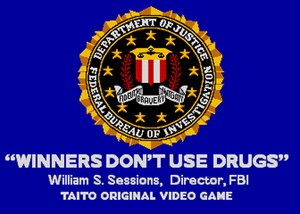 "WINNERS DON'T USE
DRUGS"http://en.wikipedia.org/wiki/Winners_Don't_Use_Drugs